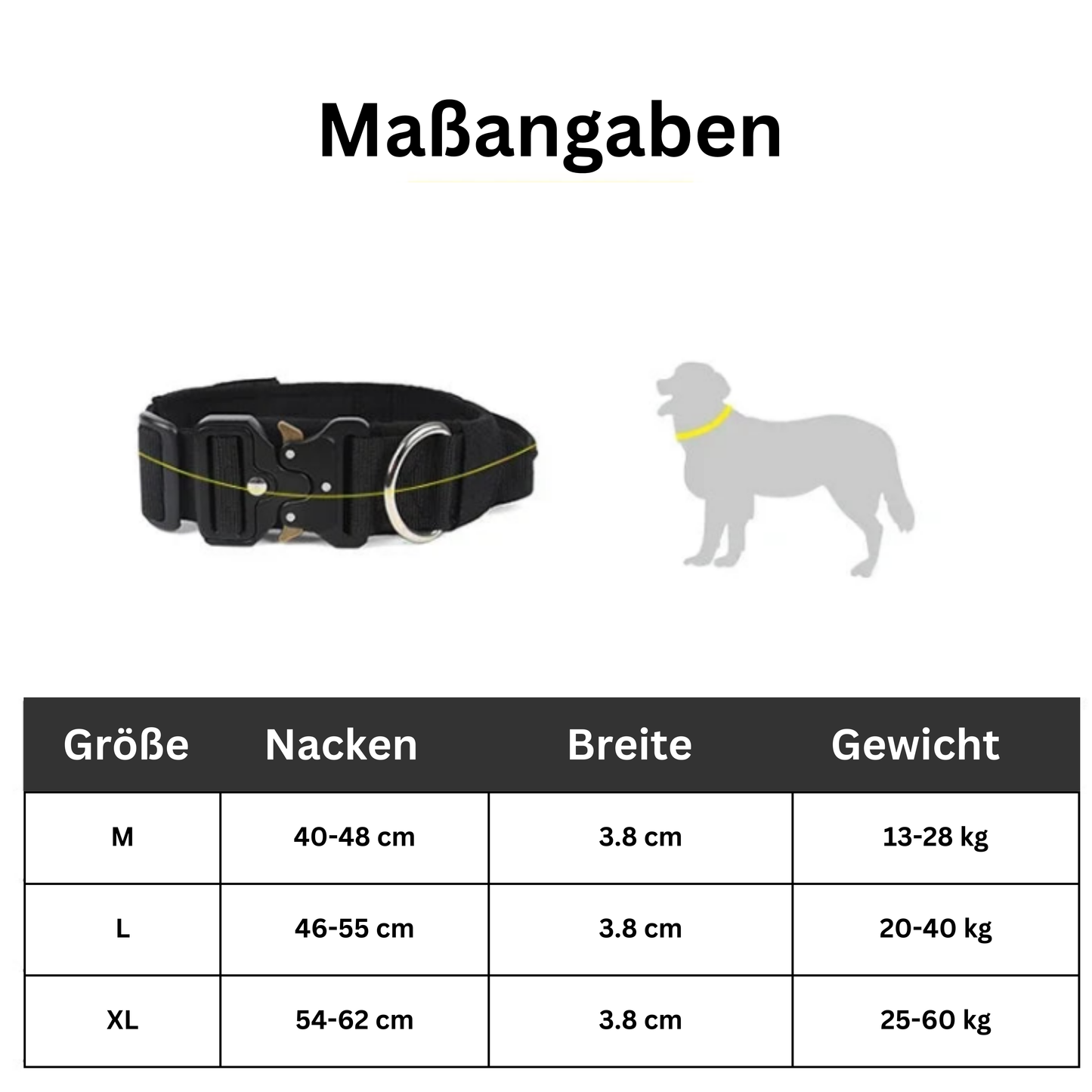 Halsband mit Griff und Schnellverschluss