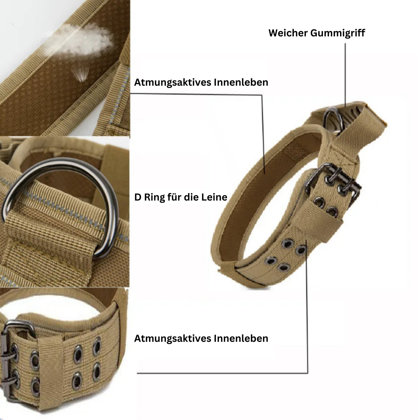 Halsband mit Griff