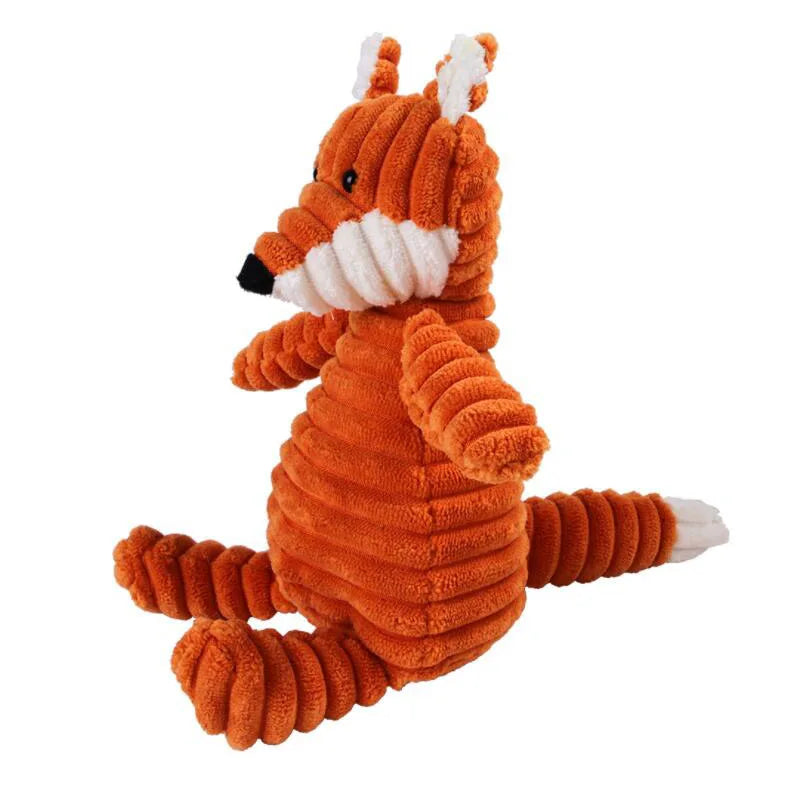 Verschiedene Plüschkuscheltiere mit Squeaker