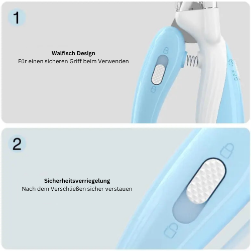 Krallenklipper mit LED Licht