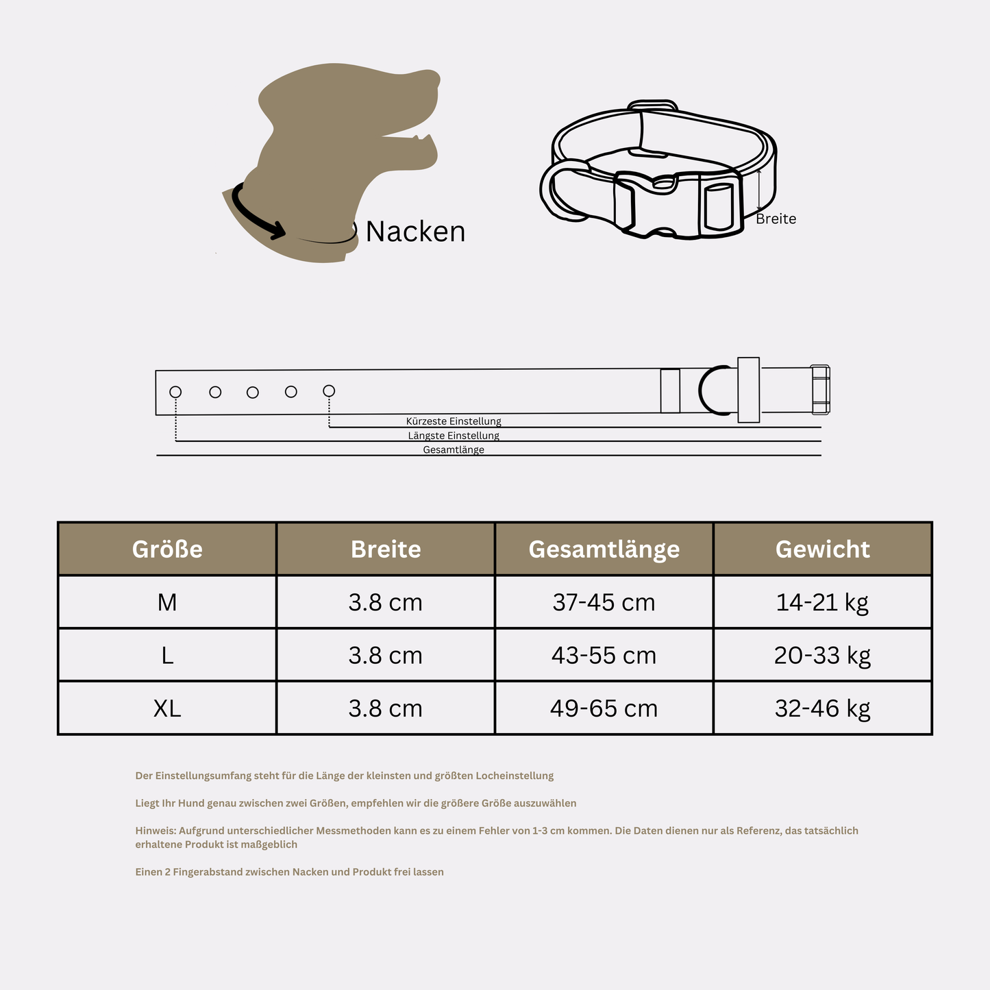 Halsband mit Griff und Schnellverschluss