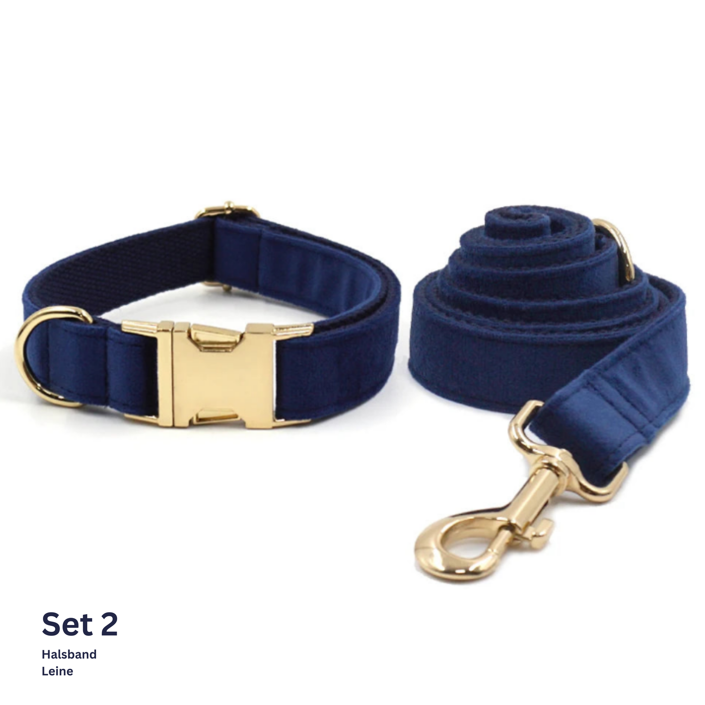 Marinblaue Accessoires Einzeln oder im Set