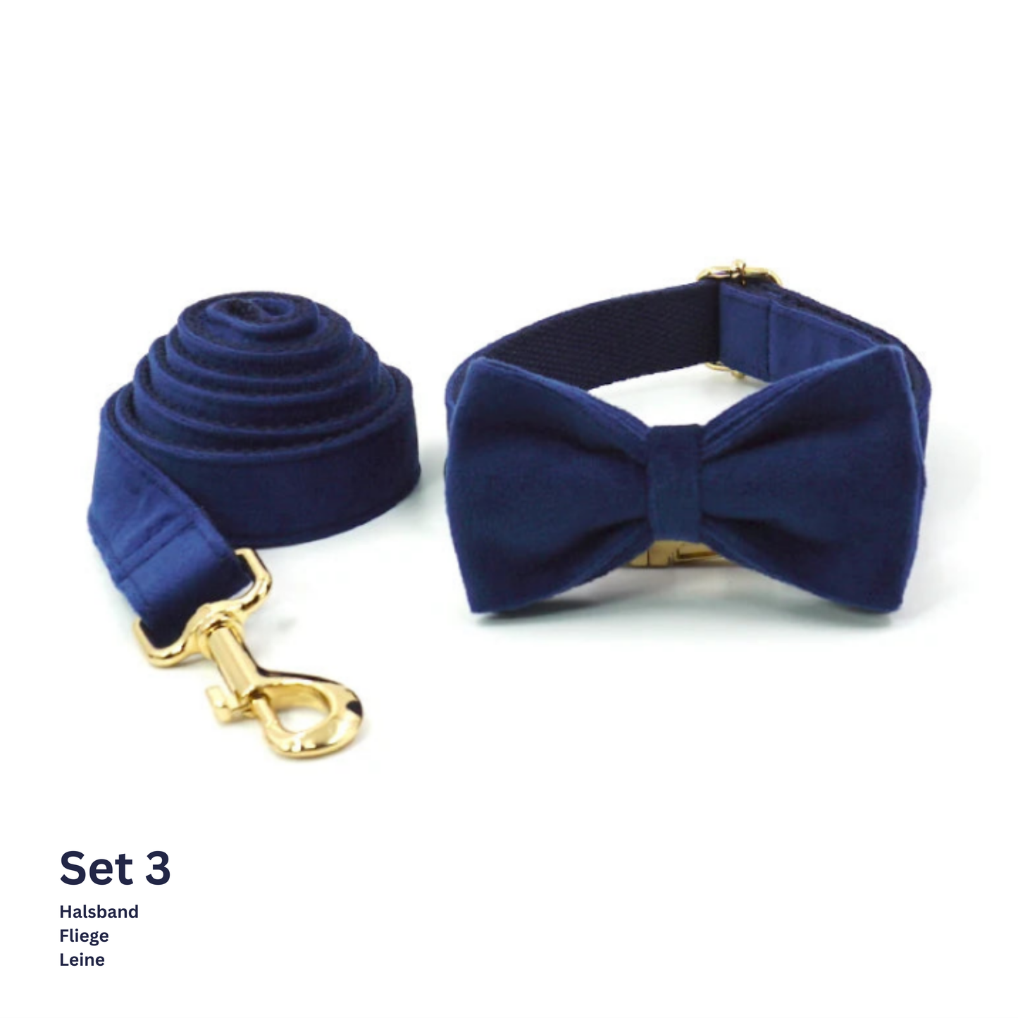 Marinblaue Accessoires Einzeln oder im Set