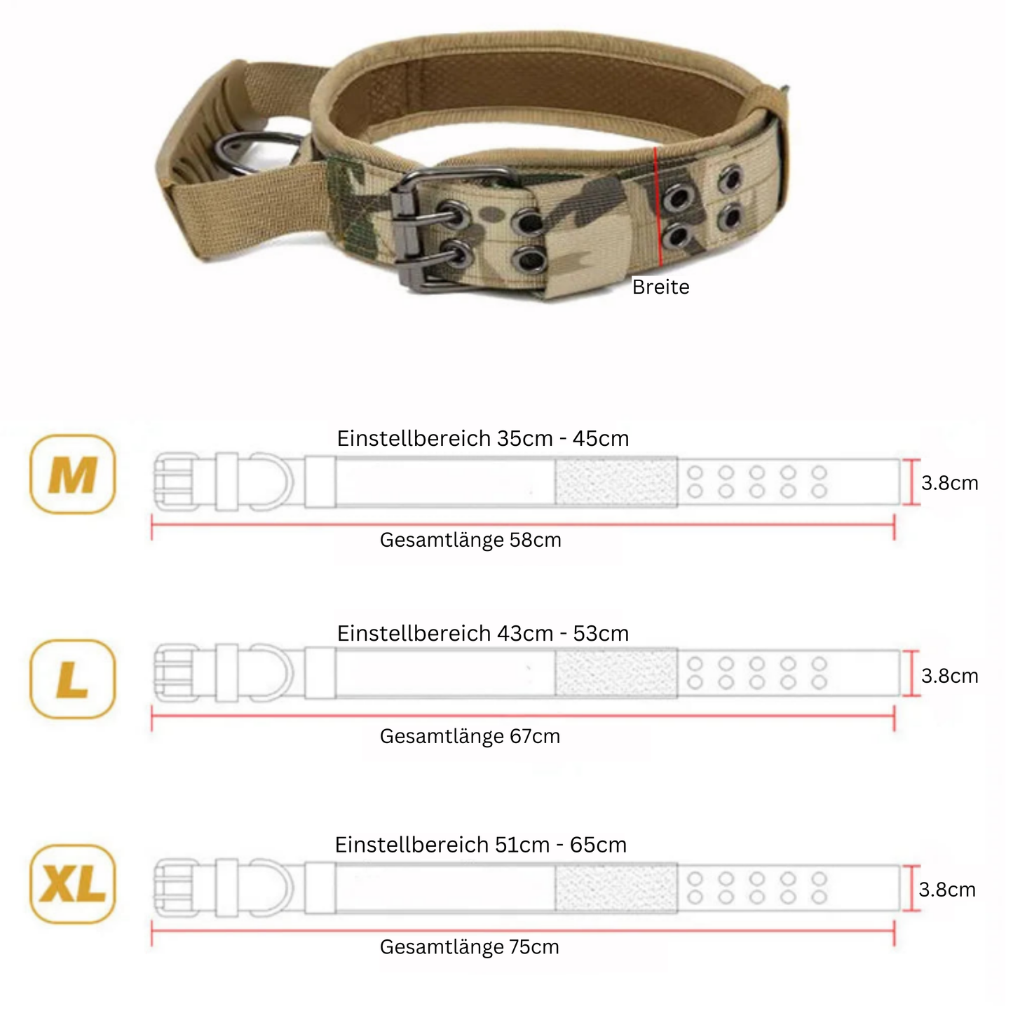Halsband mit Griff