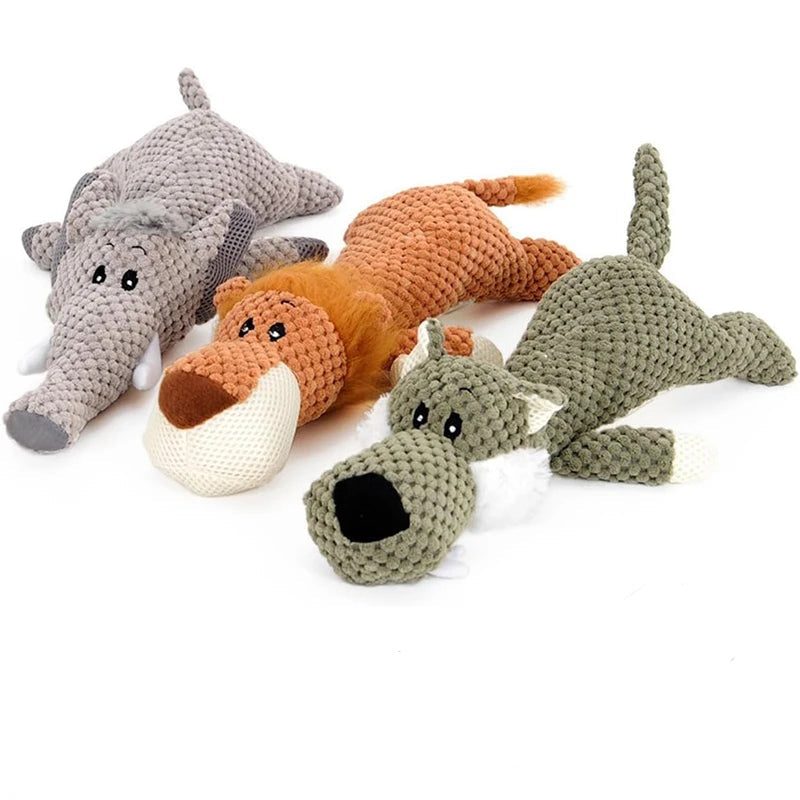 Cordstoff Kuscheltiere mit Squeaker