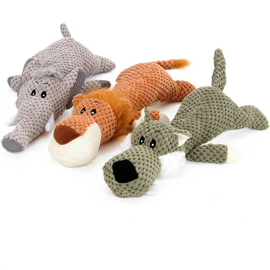 Cordstoff Kuscheltiere mit Squeaker