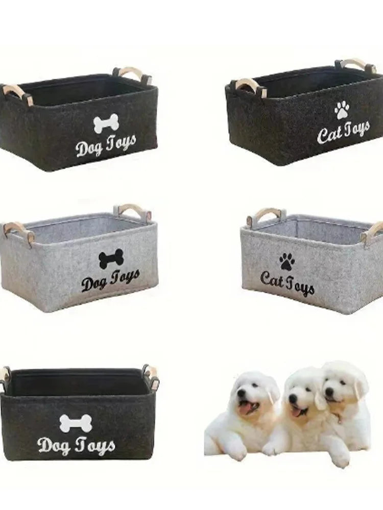 Aufbewahrungsbox für Katzen- und Hundespielzeug